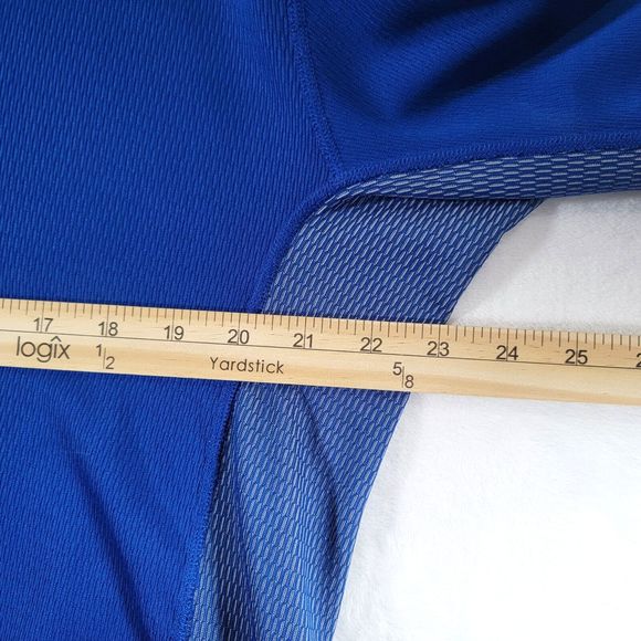 Nike Golf Sphere Dry React Short Sleeve Polo Shirt Men's XL Blue / Gray Vented - Picture 8 of 9